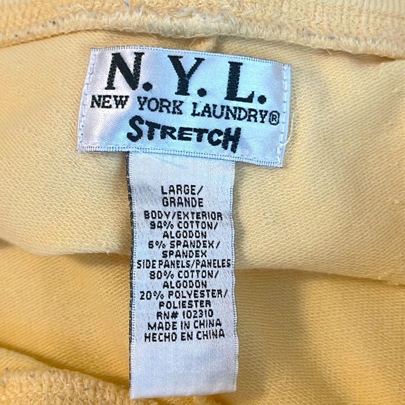 N.Y.L. New York Laundry Cotton Sweatpants Size L - Picture 3 of 8